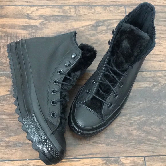 converse chuck taylor all star street warmer ripple high top